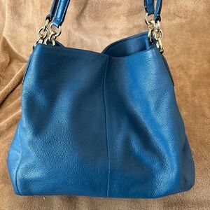 Like NEW Coach Edie Leather purse